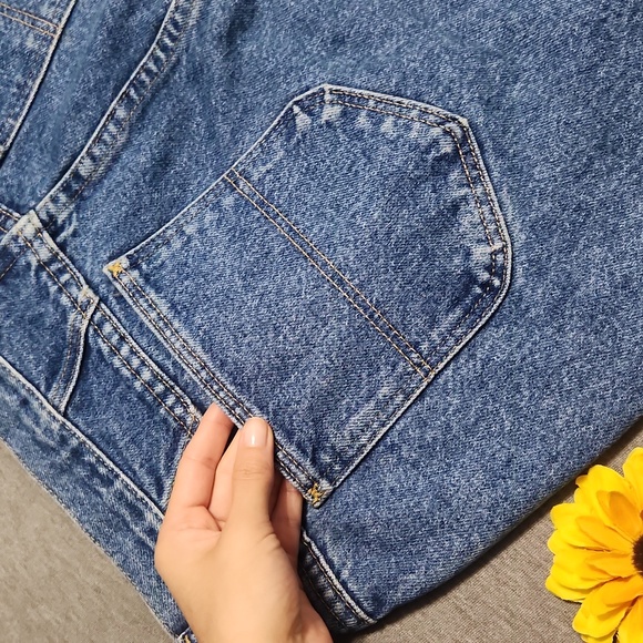 RARE!! Vintage Lee Riders High Rise Relaxed Baggy Taper Leg Blue Denim Mom Jeans - Picture 9 of 12